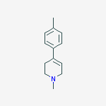 1-methyl-4-(4-methylphenyl)-1,2,3,6-tetrahydropyridine