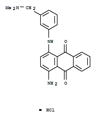 1-amino-4-[[3-[(dimethylamino)methyl]phenyl]amino]anthraquinone, monohydrochloride
