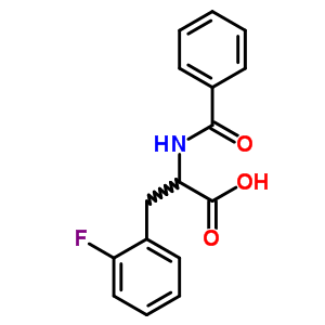 2-benzamido-3-(2-fluorophenyl)propanoic Acid
