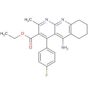 Benzo[b][1,8]naphthyridine-3-carboxylic acid,5-amino-4-(4-fluorophenyl)-6,7,8,9-tetrahydro-2-methyl-, ethyl ester