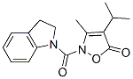 5(2H)-Isoxazolone,2-[(2,3-dihydro-1H-indol-1-yl)carbonyl]-3-methyl-4-(1-methylethyl)-