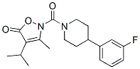 5(2H)-Isoxazolone,2-[[4-(3-fluorophenyl)-1-piperidinyl]carbonyl]-3-methyl-4-(1-methylethyl)-