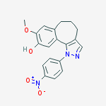 8-methoxy-1-(4-nitrophenyl)-5,6-dihydro-4h-benzo[1,2]cyclohepta[3,4-c]pyrazol-9-ol