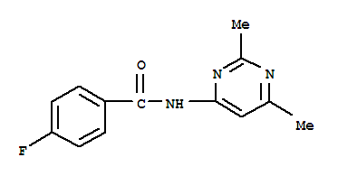 Benzamide,N-(2,6-dimethyl-4-pyrimidinyl)-4-fluoro-