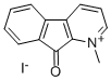1-Methyl-9-oxo-9H-indeno(2,1-b)pyridinium iodide