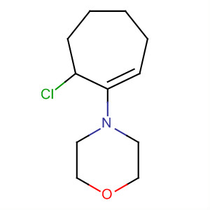 Morpholine, 4-(7-chloro-1-cyclohepten-1-yl)-
