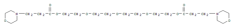 4-Morpholinepropanoic acid,oxybis(2,1-ethanediyloxy-2,1-ethanediyl)ester