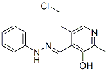 5-(2-Chloroethyl)-3-hydroxy-2-methyl-4-pyridinecarbaldehyde phenyl hydrazone