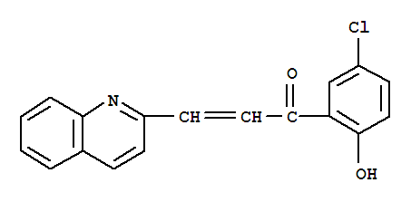 1-(5-chloro-2-hydroxyphenyl)-3-(quinolin-2-yl)prop-2-en-1-one