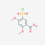 Benzoic acid, 5-(chlorosulfonyl)-2,4-dimethoxy-