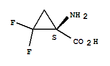 Cyclopropanecarboxylicacid, 1-amino-2,2-difluoro-, (1S)-