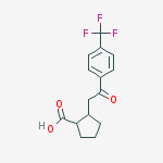 TRANS-2-[2-OXO-2-(4-TRIFLUOROMETHYLPHENYL)ETHYL]CYCLOPENTANE-1-CARBOXYLIC ACID