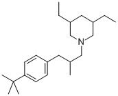 3,5-Diethyl-1-(3-(4-(1,1-dimethylethyl)phenyl)-2-methylpropyl)piperidi ne