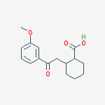 TRANS-2-[2-(3-METHOXYPHENYL)-2-OXOETHYL]CYCLOHEXANE-1-CARBOXYLIC ACID