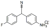 [4-[cyano(4-fluorophenyl)methyl]phenyl]ammonium chloride