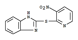 1H-benzimidazole, 2-[(3-nitro-2-pyridinyl)thio]-