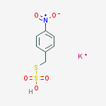 thiosulfuric acid (H_2_S_2_O_3_), S-[(4-nitrophenyl)methyl] ester, potassium salt (1:1)