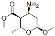 2H-Pyran-3-carboxylicacid,4-aminotetrahydro-6-methoxy-2-methyl-,methylester,(2alpha,3beta,4beta,6beta)-