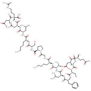 L-Arginine,L-a-aspartyl-L-glutaminylglycyl-L-seryl-L-phenylalanyl-L-leucyl-L-threonyl-L-lysylglycyl-L-prolyl-L-seryl-L-lysyl-L-leucyl-L-asparaginyl-L-a-aspartyl-
