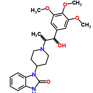 1-{1-[1-hydroxy-1-(3,4,5-trimethoxyphenyl)propan-2-yl]piperidin-4-yl}-1H-benzimidazol-2-ol