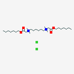 N,N'-bis[2-(heptyloxy)-2-oxoethyl]-N,N,N',N'-tetramethylhexane-1,6-diaminium dichloride