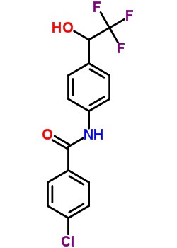 4-chloro-N-[4-(2,2,2-trifluoro-1-hydroxyethyl)phenyl]benzamide