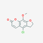 4-CHLORO-9-METHOXY-2,3-DIHYDRO-7H-FURO[3,2-G]CHROMEN-7-ONE