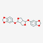 5,5'-[tetrahydro-1H,3H-furo[3,4-c]furan-1,4-diylbis(oxy)]bis(1,3-benzodioxole)