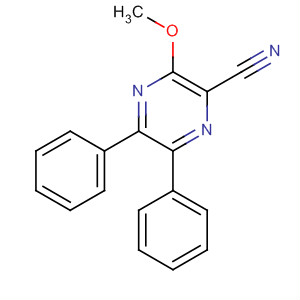 Pyrazinecarbonitrile, 3-methoxy-5,6-diphenyl-