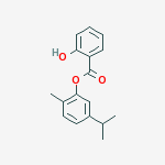 2-methyl-5-(propan-2-yl)phenyl 2-hydroxybenzoate