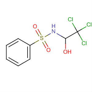 Benzenesulfonamide, N-(2,2,2-trichloro-1-hydroxyethyl)-