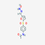 N-[4-[5-[(e)-(hydroxyhydrazinylidene)methyl]furan-2-yl]sulfonylphenyl]acetamide