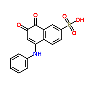 7,8-dioxo-5-(phenylamino)-7,8-dihydronaphthalene-2-sulfonic acid