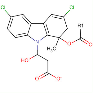 9H-Carbazole-9-methanol, 3,6-dichloro-a-methyl-, acetate (ester)