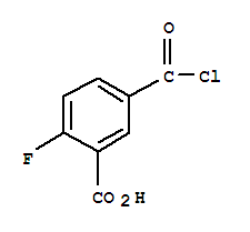 BENZOIC ACID 5-(CHLOROCARBONYL)-2-FLUORO-