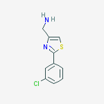 C-[2-(3-CHLORO-PHENYL)-THIAZOL-4-YL]-METHYLAMINE