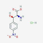 Threo-beta-hydroxy-4-nitro-3-phenylalanine monohydrochloride