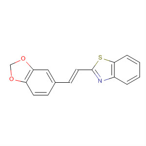 Benzothiazole, 2-[2-(1,3-benzodioxol-5-yl)ethenyl]-, (E)-