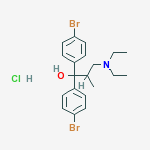 1,1-bis(4-bromophenyl)-3-(diethylamino)-2-methylpropan-1-ol hydrochloride