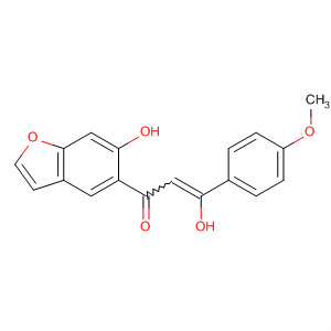 2-Propen-1-one,3-hydroxy-1-(6-hydroxy-5-benzofuranyl)-3-(4-methoxyphenyl)-