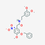 2-[5-(benzyloxy)-4-methoxy-2-nitrophenyl]-N-[2-(3,4-dimethoxyphenyl)ethyl]acetamide