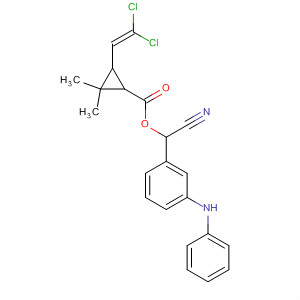 Cyclopropanecarboxylic acid, 3-(2,2-dichloroethenyl)-2,2-dimethyl-,cyano[3-(phenylamino)phenyl]methyl ester