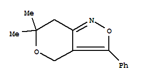 4H-Pyrano[4,3-c]isoxazole,6,7-dihydro-6,6-dimethyl-3-phenyl-