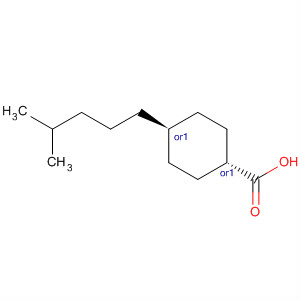 Cyclohexanecarboxylic acid, 4-(4-methylpentyl)-, trans-