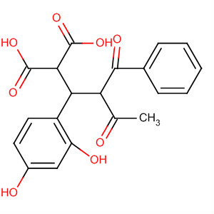Propanedioic acid, [2-benzoyl-1-(2,4-dihydroxyphenyl)-3-oxobutyl]-
