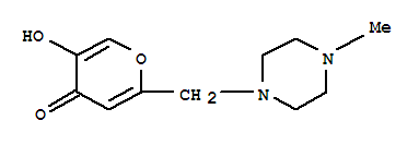 4H-Pyran-4-one,5-hydroxy-2-[(4-methyl-1-piperazinyl)methyl]-