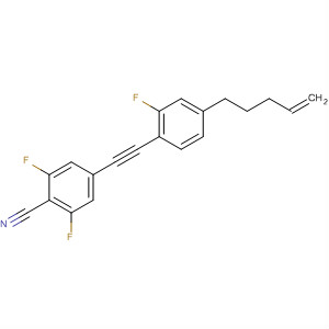 Benzonitrile, 2,6-difluoro-4-[[2-fluoro-4-(4-pentenyl)phenyl]ethynyl]-