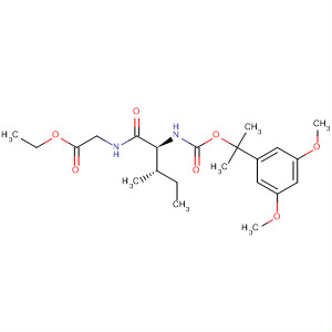 Glycine,N-[N-[[1-(3,5-dimethoxyphenyl)-1-methylethoxy]carbonyl]-L-isoleucyl]-,ethyl ester