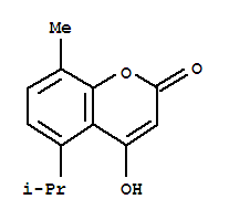 2H-1-Benzopyran-2-one,4-hydroxy-8-methyl-5-(1-methylethyl)-