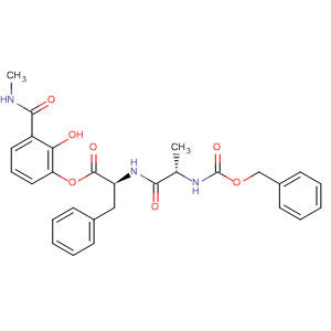 L-Phenylalanine, N-[N-[(phenylmethoxy)carbonyl]-L-alanyl]-,2-hydroxy-3-[(methylamino)carbonyl]phenyl ester